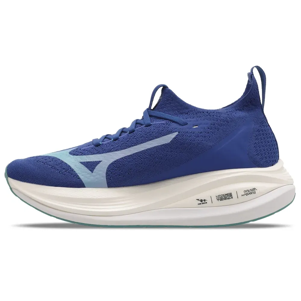 Tênis Mizuno Neo Vista 2 Masculino Azul vista frontal destacando design e cores